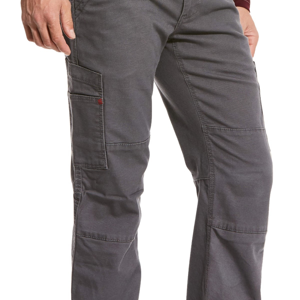 Ariat FR M5 Canvas Stackable Straight Leg Iron Gray Pant